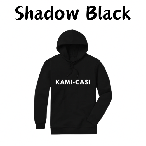 KAMI-CASI "SHADOW BLACK" HOODIE