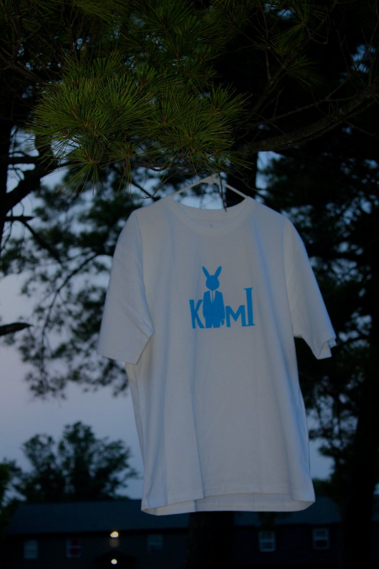 WHITE "BLUE SUMMER" TEE